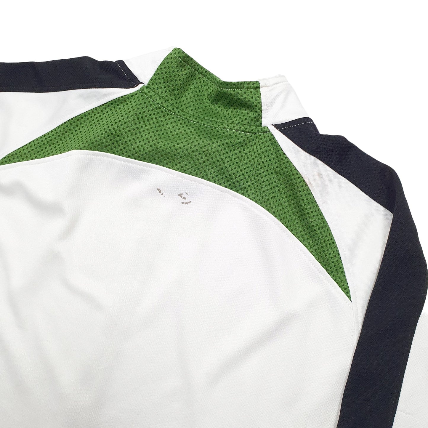 Mens White Champion DuoDry Active Running Sport Quarter Zip Jumper