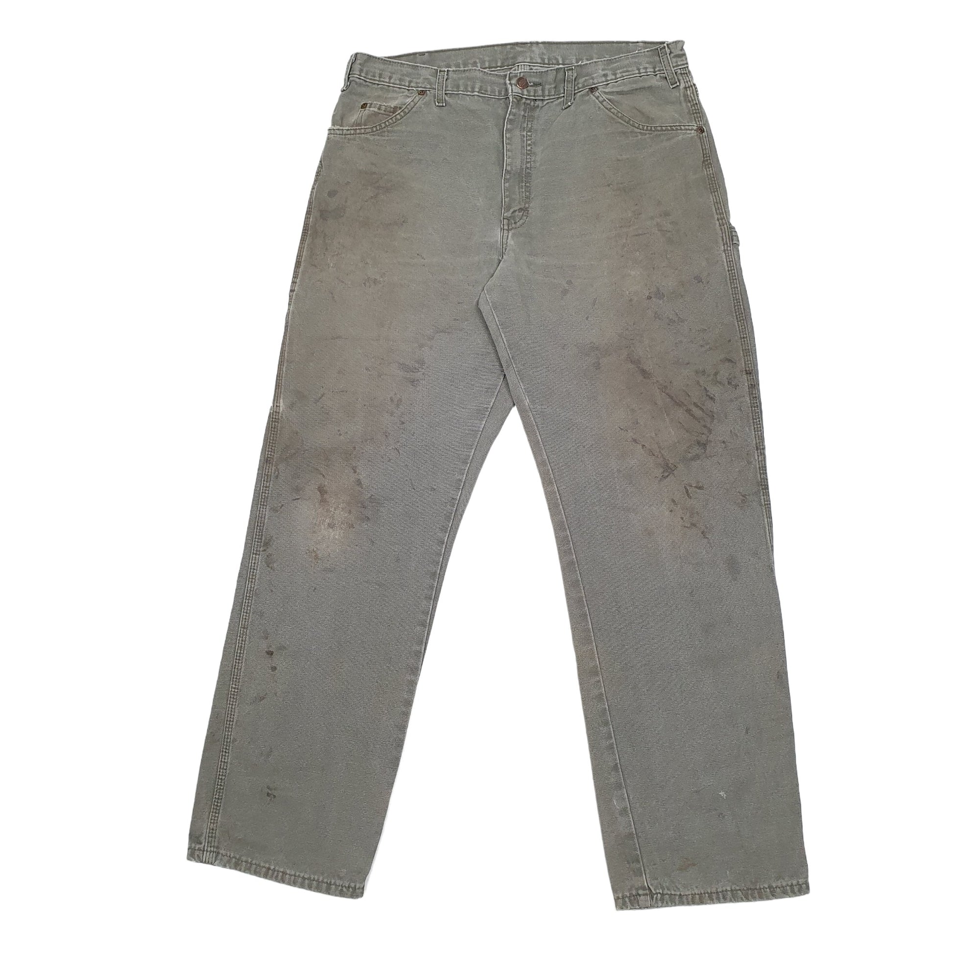 Mens Khaki Dickies  Carpenter Trousers