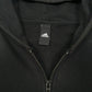 Mens Black Adidas Hoodie Full Zip Jumper