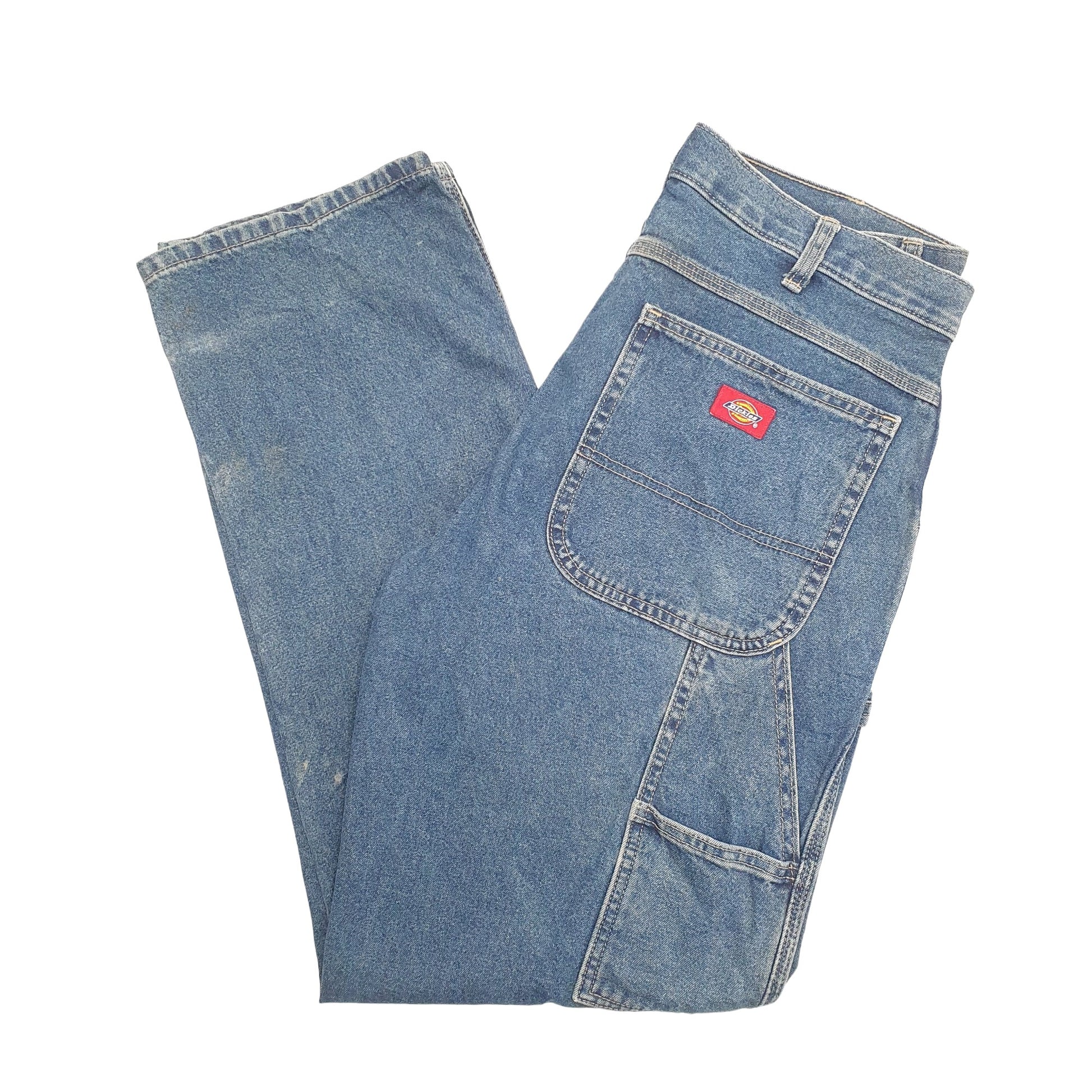 Mens Blue Dickies  Carpenter Trousers