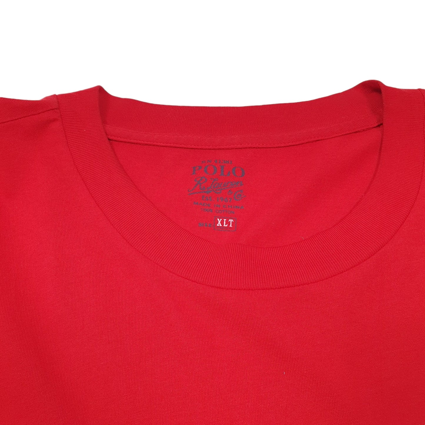 Mens Red Ralph Lauren Polo Tall Pocket Short Sleeve T Shirt