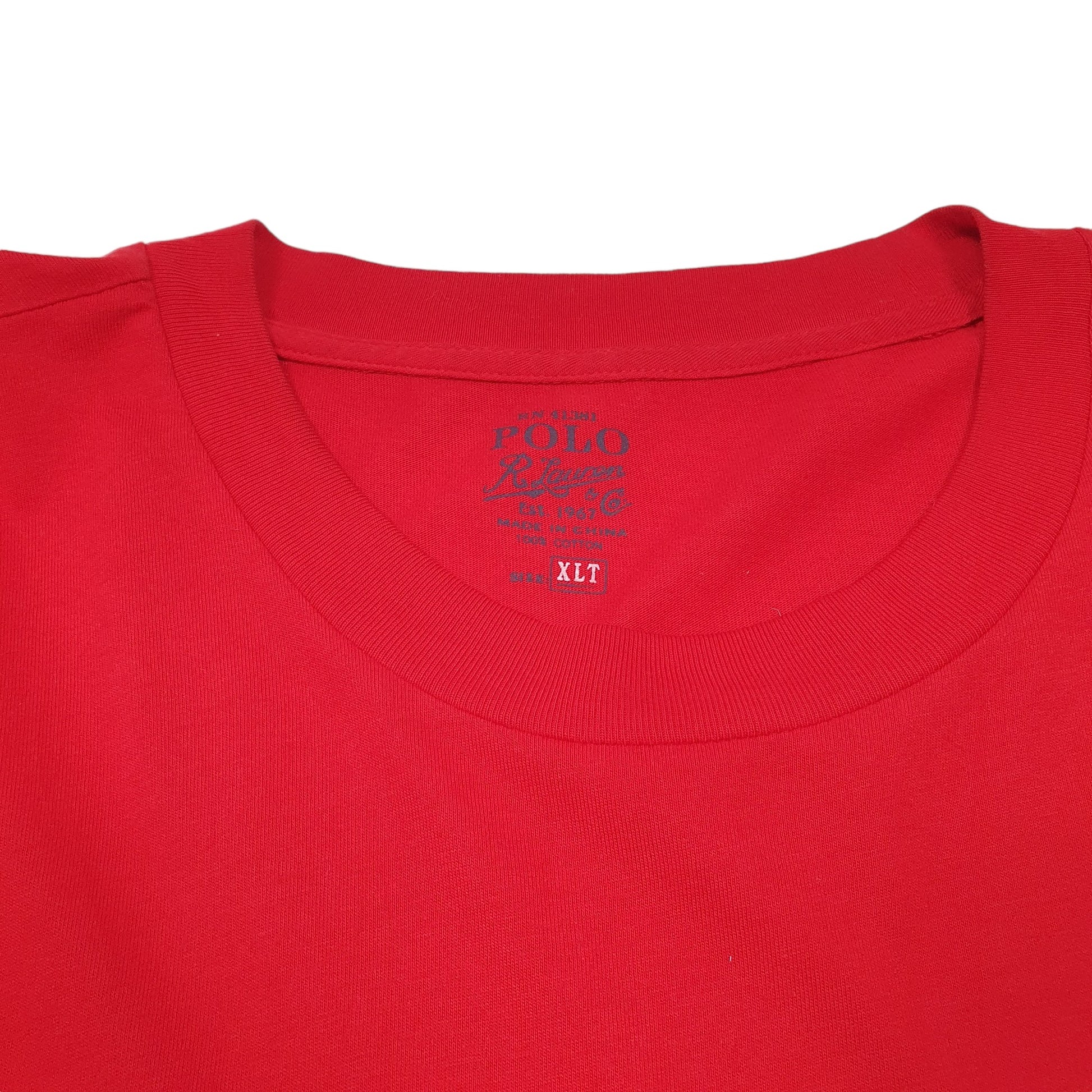 Mens Red Ralph Lauren Polo Tall Pocket Short Sleeve T Shirt