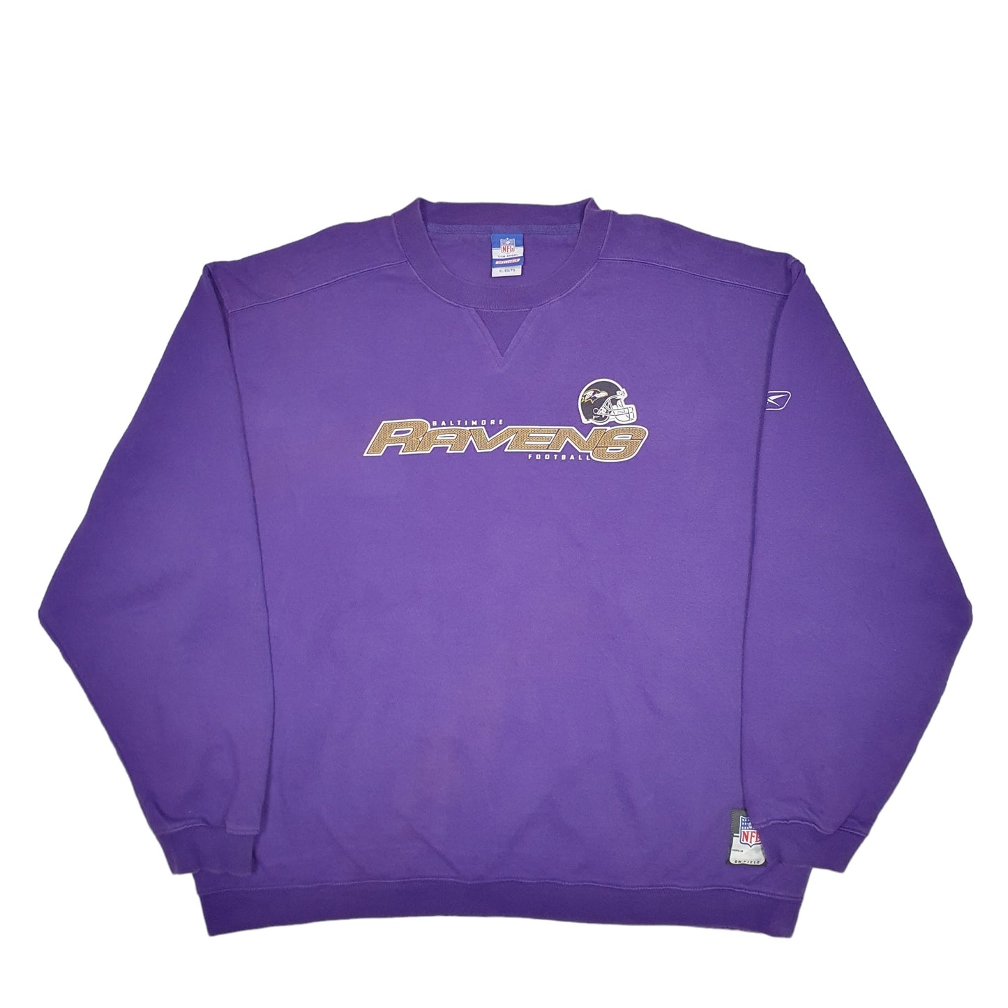 Mens Purple NFL NFL Baltimore Ravens Football Crewneck Jumper