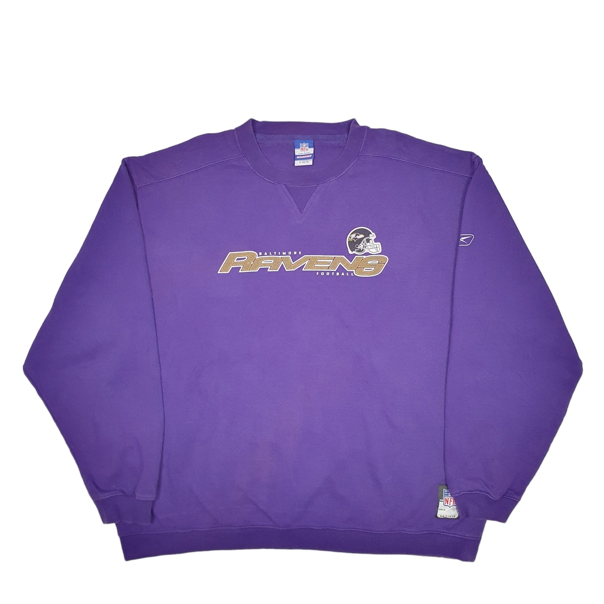 Mens Purple NFL NFL Baltimore Ravens Football Crewneck Jumper