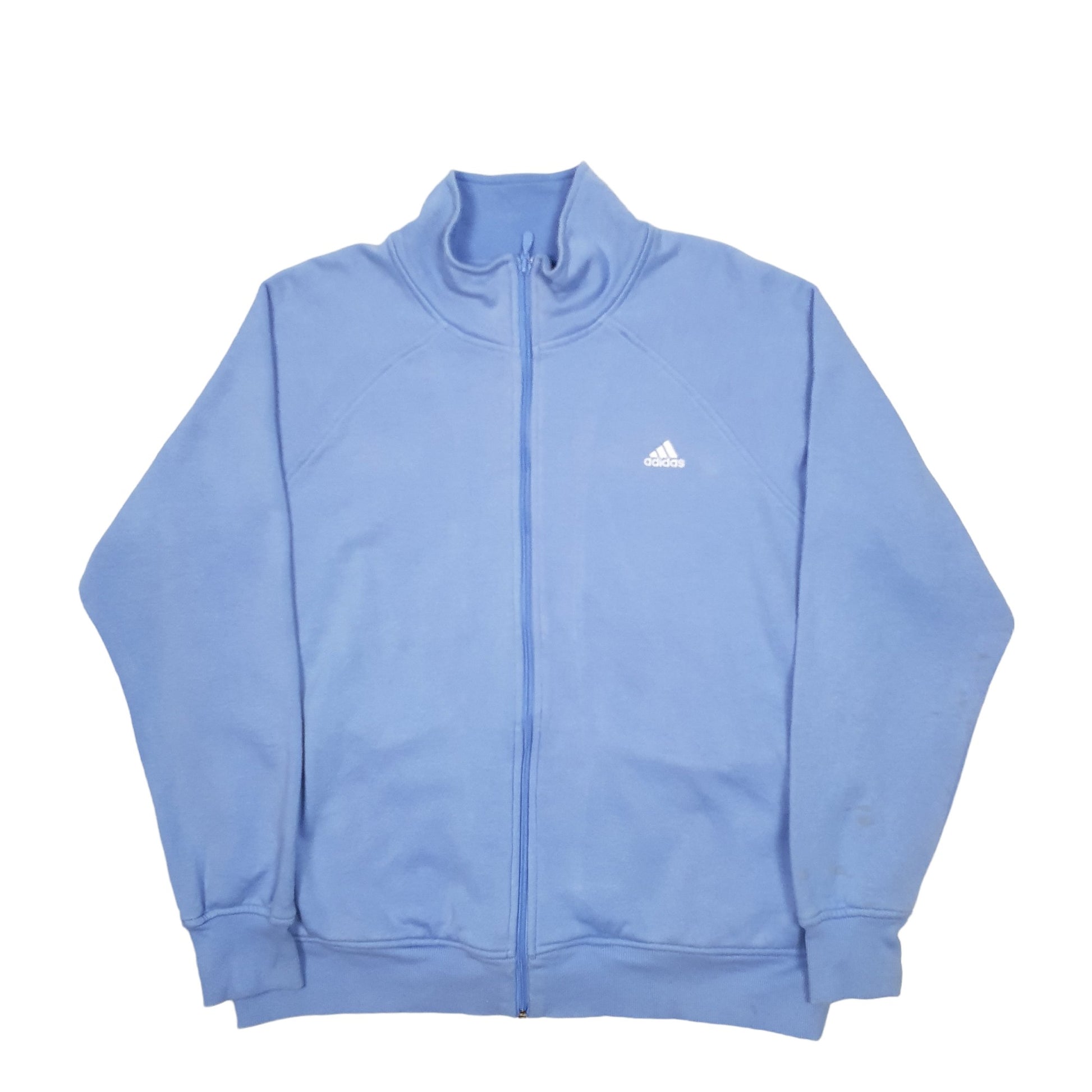 Womens Blue Adidas  Full Zip Jumper