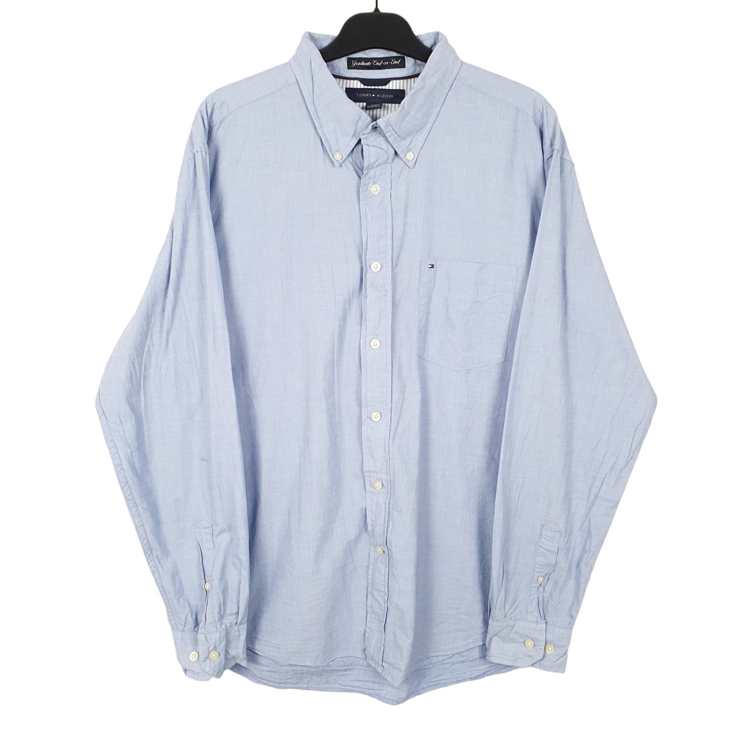 Blue Tommy Hilfiger Long Sleeve Shirt