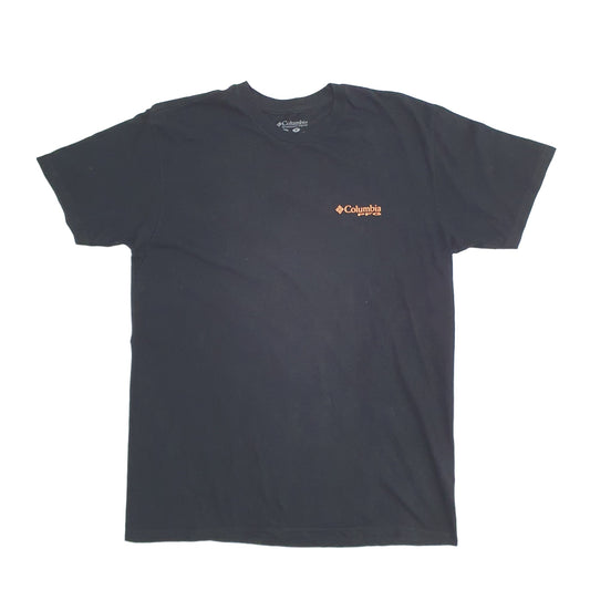 Mens Black Columbia Sportswear  Short Sleeve T Shirt