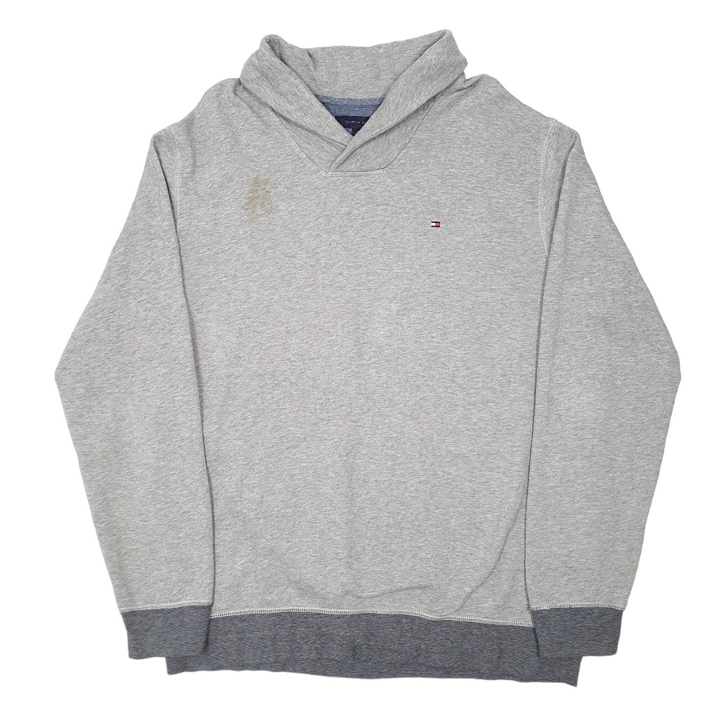 Mens Grey Tommy Hilfiger  Shoal Neck Jumper