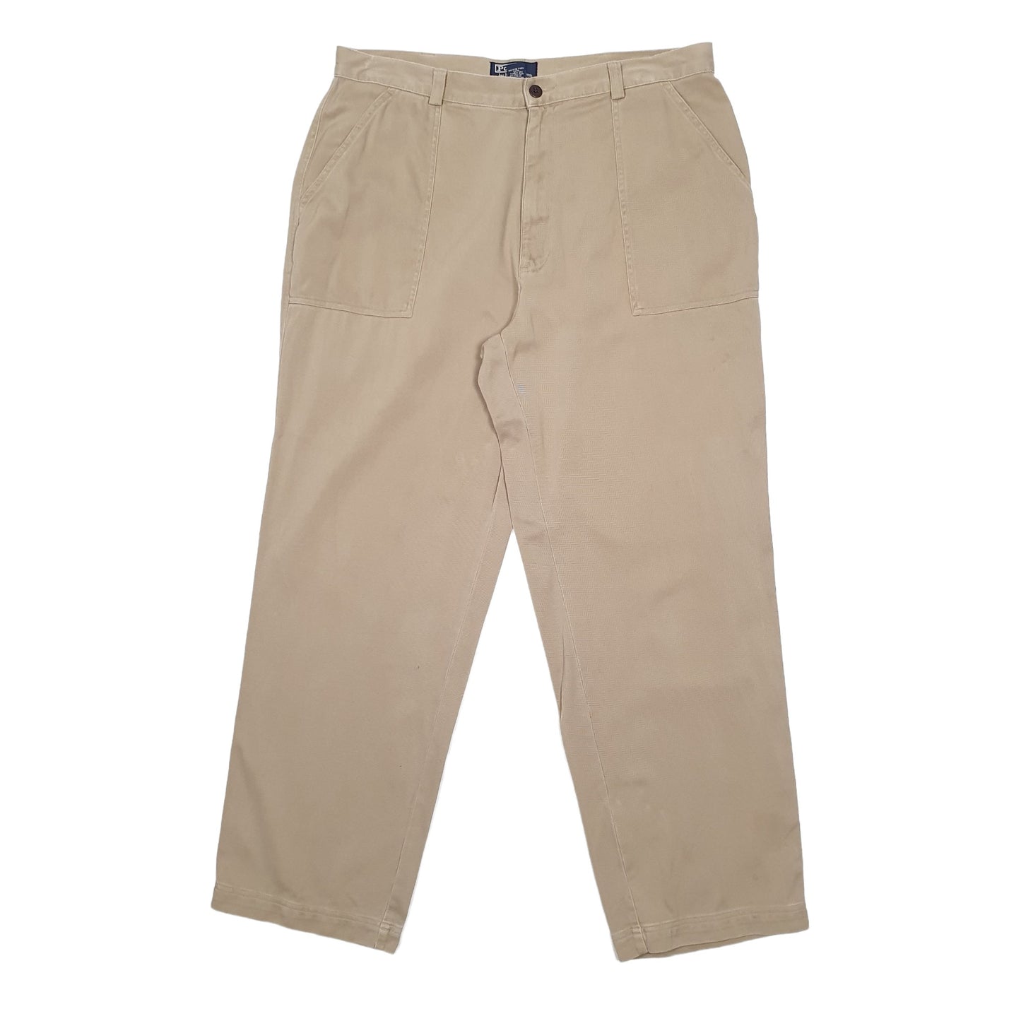 Mens Beige Polo Ralph Lauren Fatigue Pants Baggy Chino Trousers