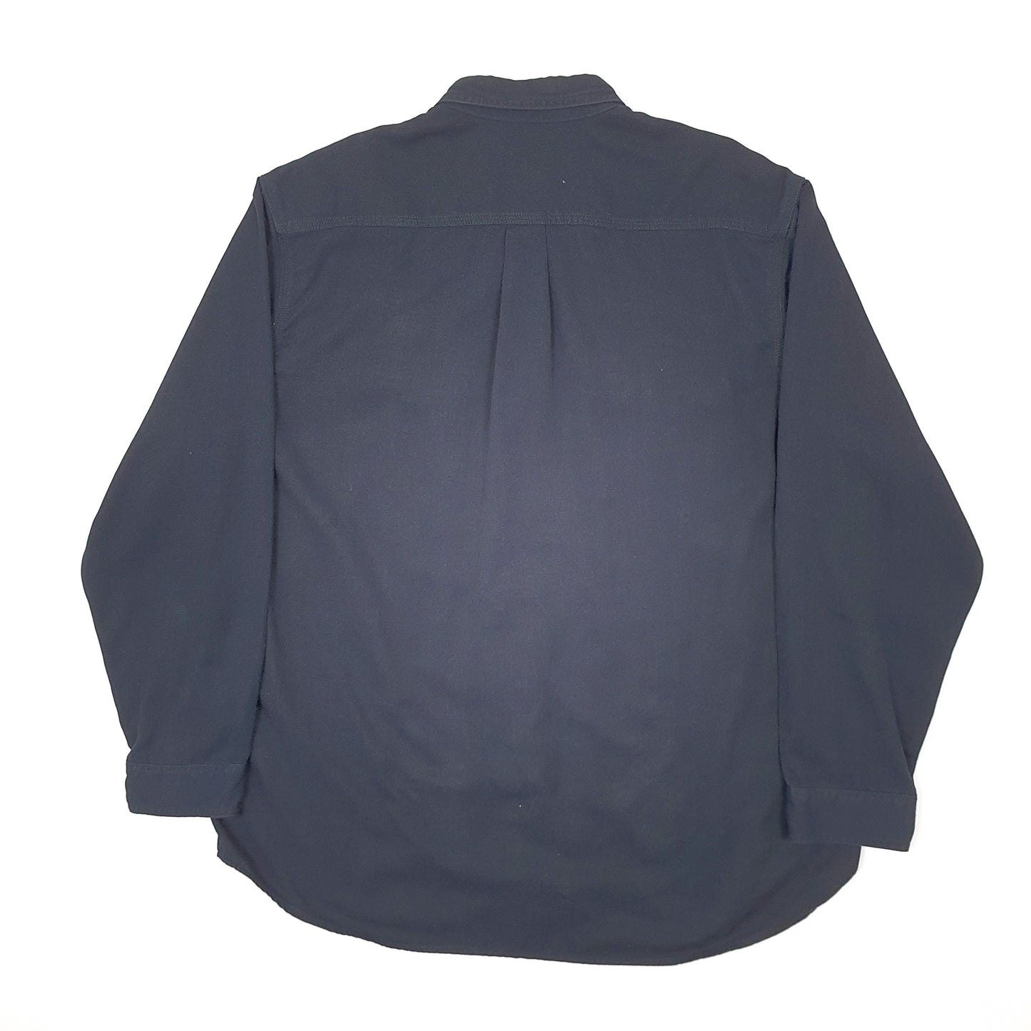 Mens Navy Carhartt FR Shacket Workwear Long Sleeve Shirt