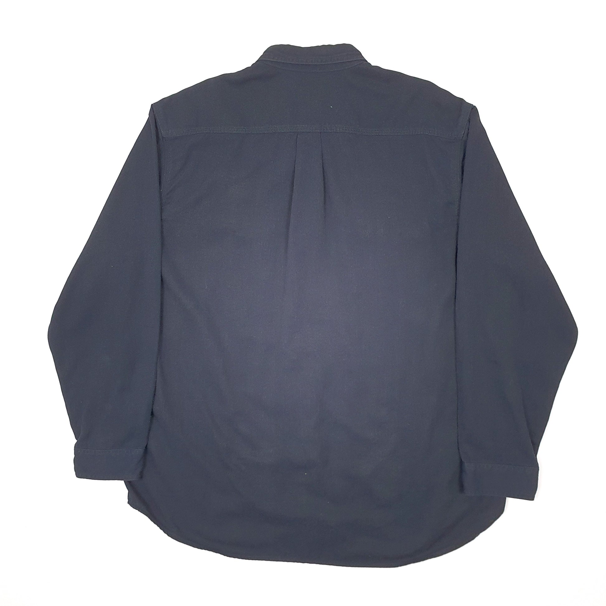 Mens Navy Carhartt FR Shacket Workwear Long Sleeve Shirt