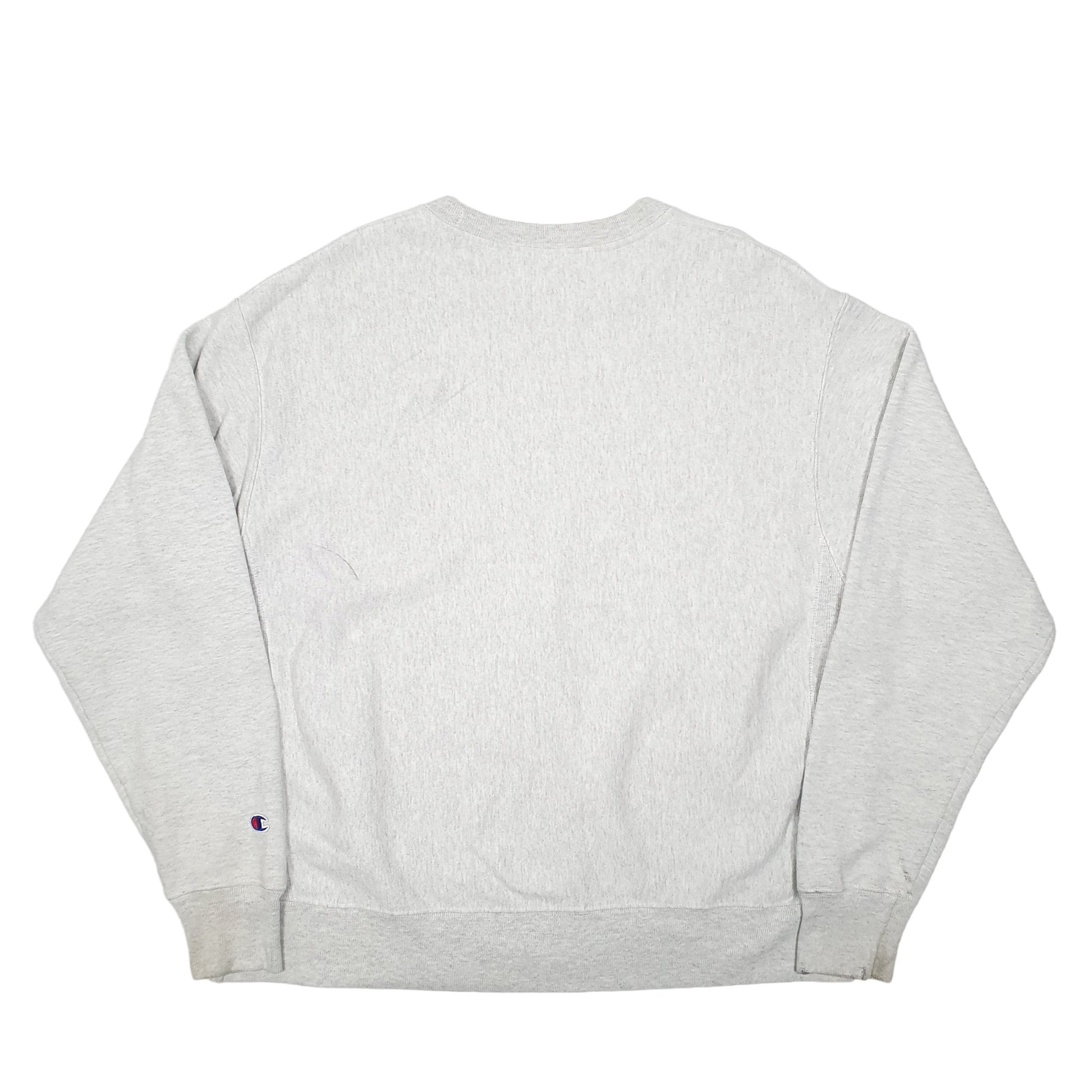 Mens Grey Champion Reverse Weave James Madison University Crewneck Jumper