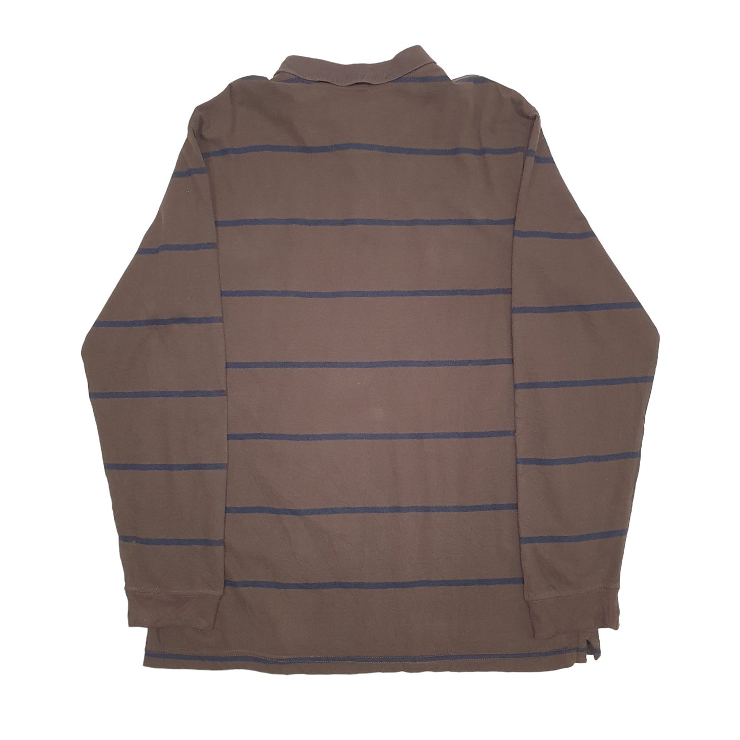 Chaps Long Sleeve Polo Shirt Brown