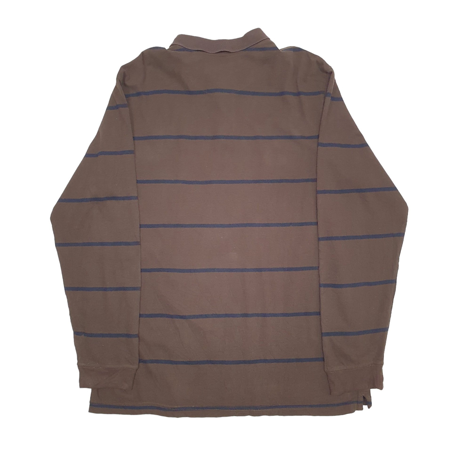 Chaps Long Sleeve Polo Shirt Brown