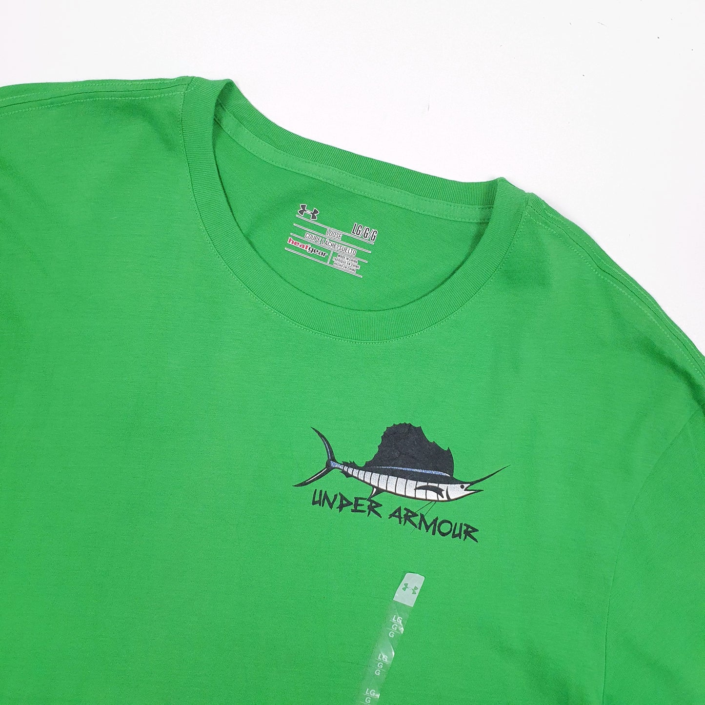 Under Armour Fishing Short Sleeve T Shirt Green