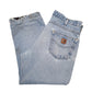 Mens Blue Carhartt   JeansW34 L25