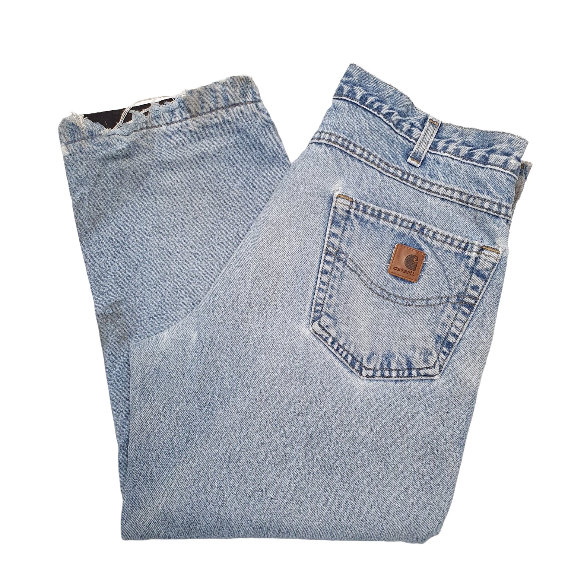 Mens Blue Carhartt   JeansW34 L25