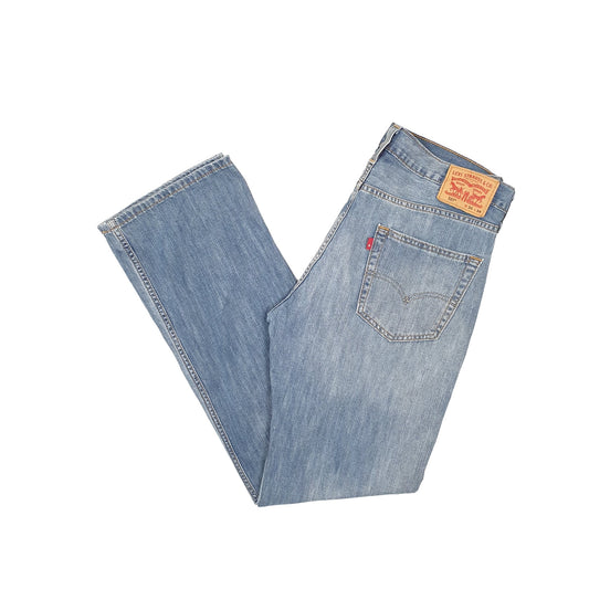 Levis 527 Bootcut Fit Jeans W34 L33 Blue