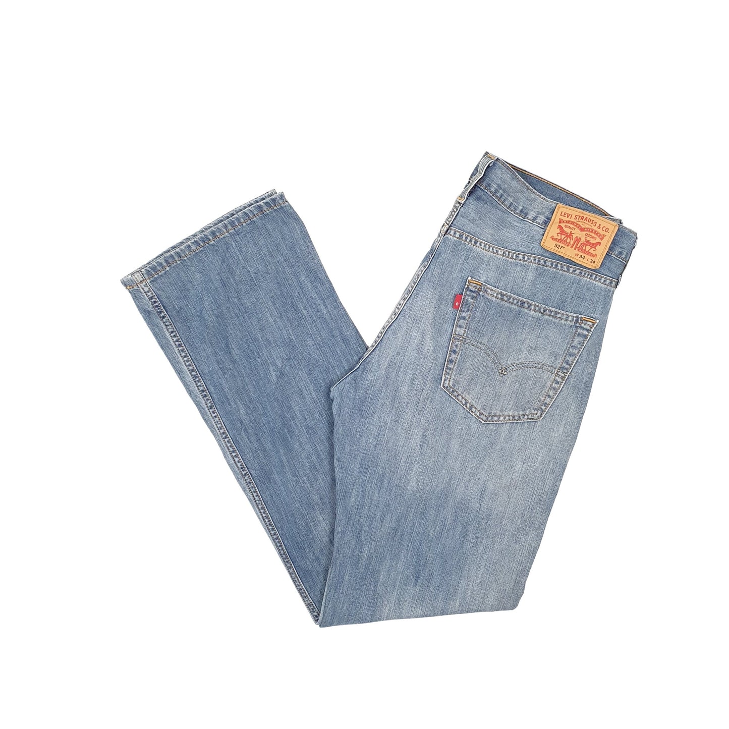 Levis 527 Bootcut Fit Jeans W34 L33 Blue