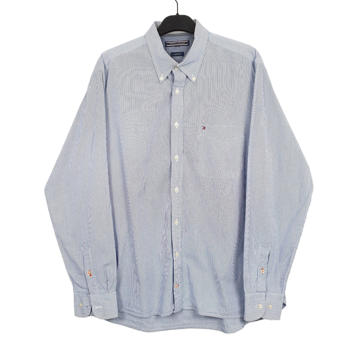 Blue Tommy Hilfiger Long Sleeve Shirt