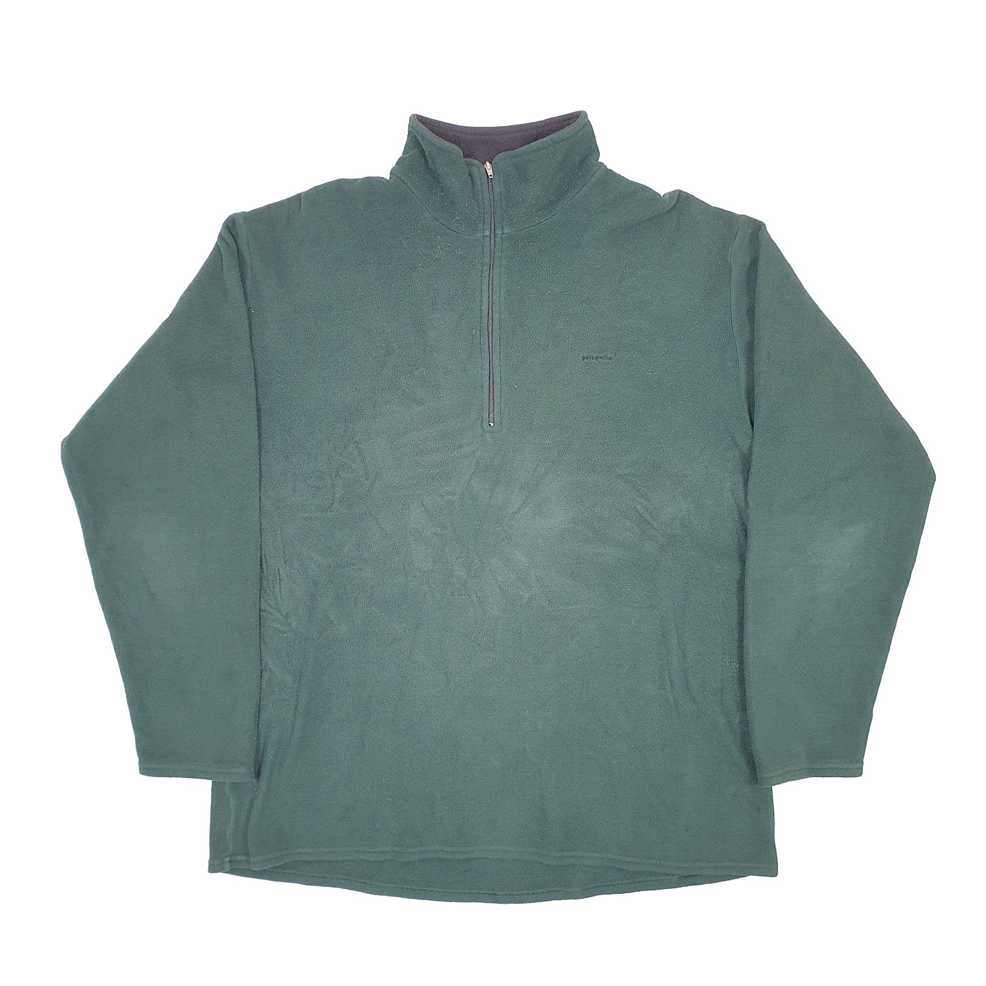 Patagonia Quarter Zip Fleece L Green