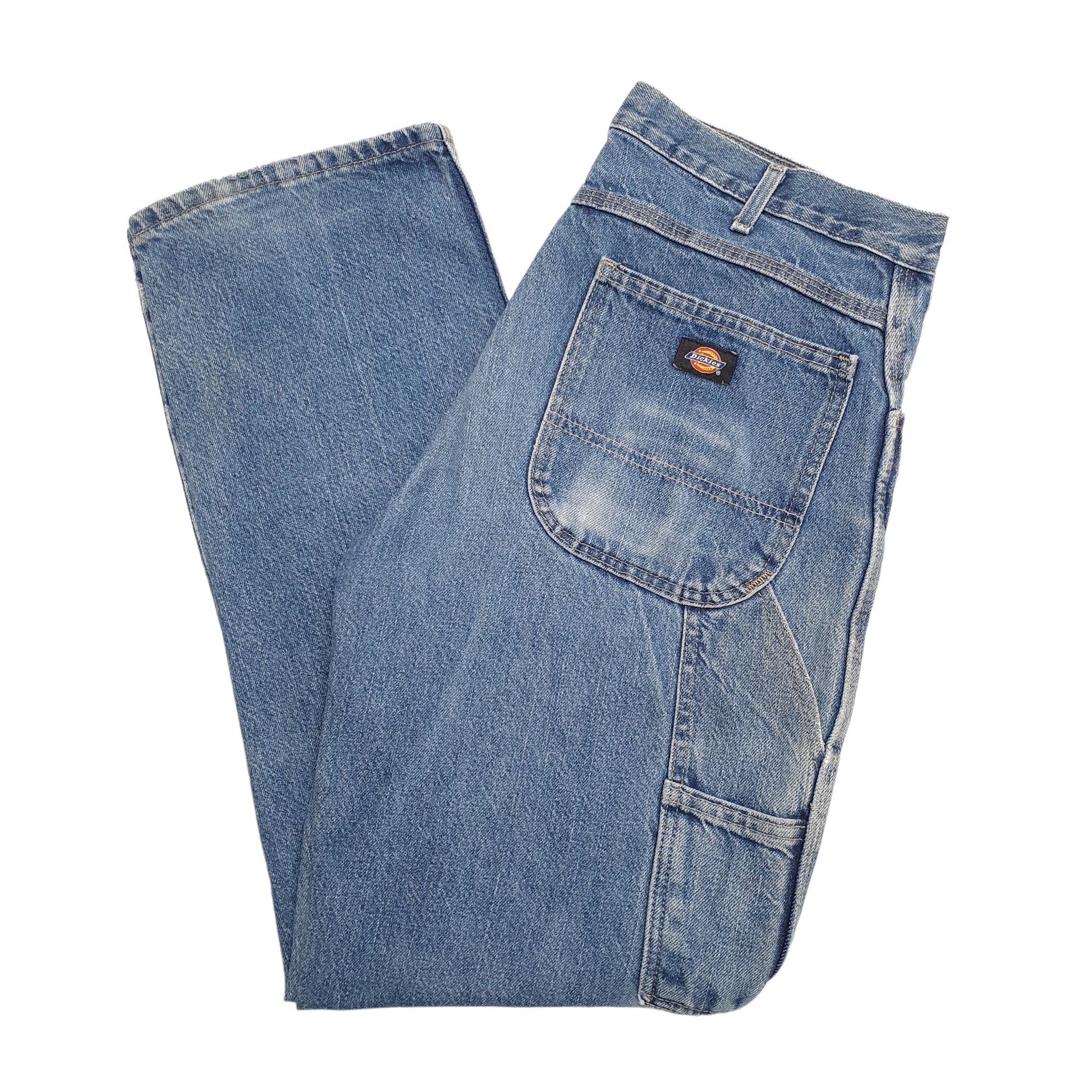 Mens Blue Dickies  Carpenter Trousers