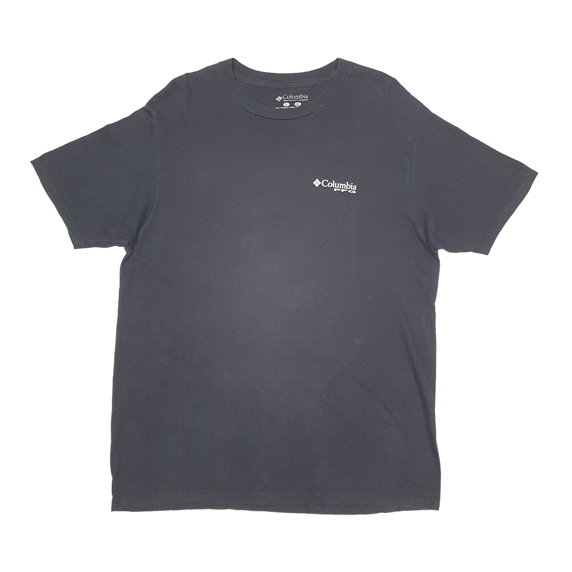 Mens Black Columbia Sportswear  Short Sleeve T Shirt