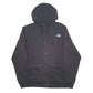 Mens Black The North Face Button Up Hoodie Jumper