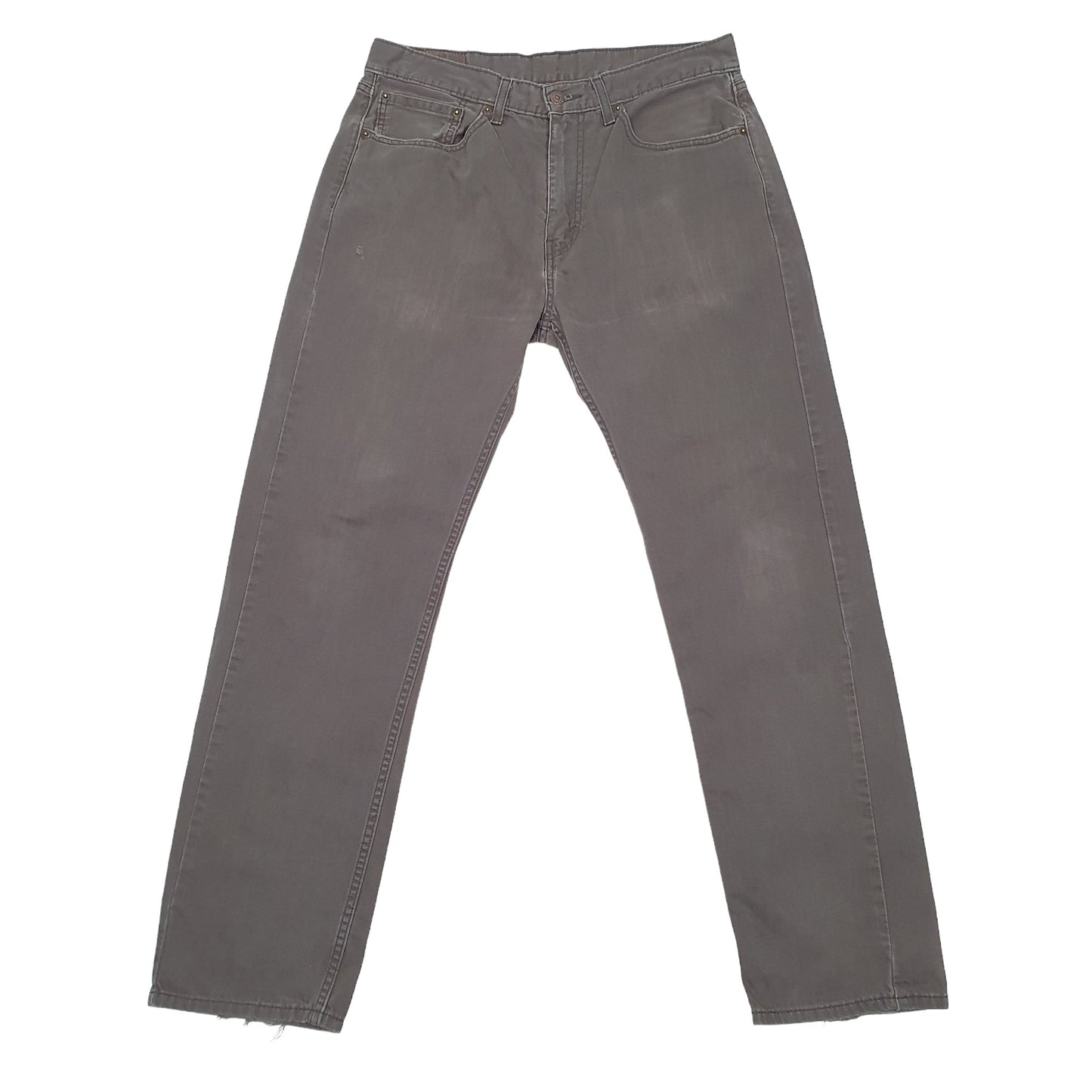 Levis 505 Regular Fit Jeans W34 L31 Grey