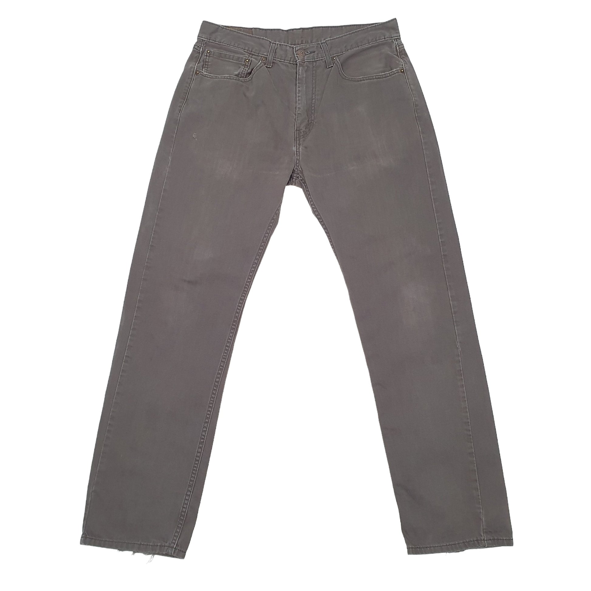 Levis 505 Regular Fit Jeans W34 L31 Grey