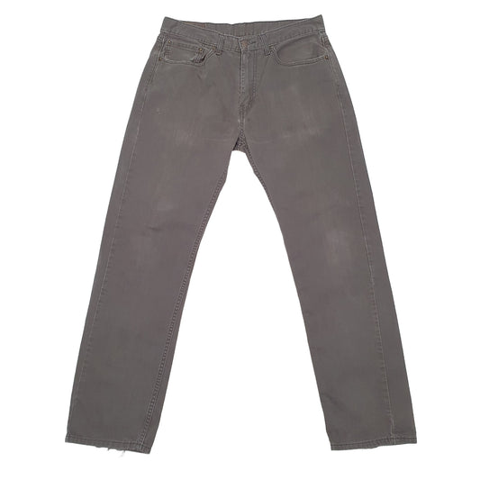 Levis 505 Regular Fit Jeans W34 L31 Grey