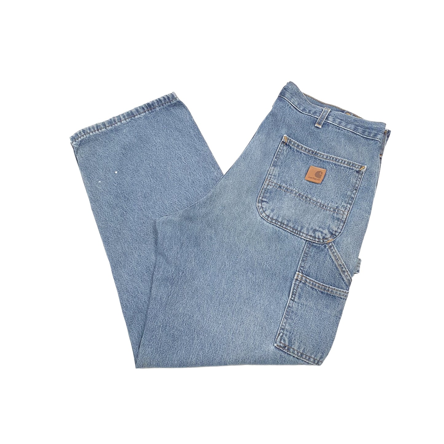 Carhartt Casual Loose Fit Carpenter Jeans W36 L29 Blue