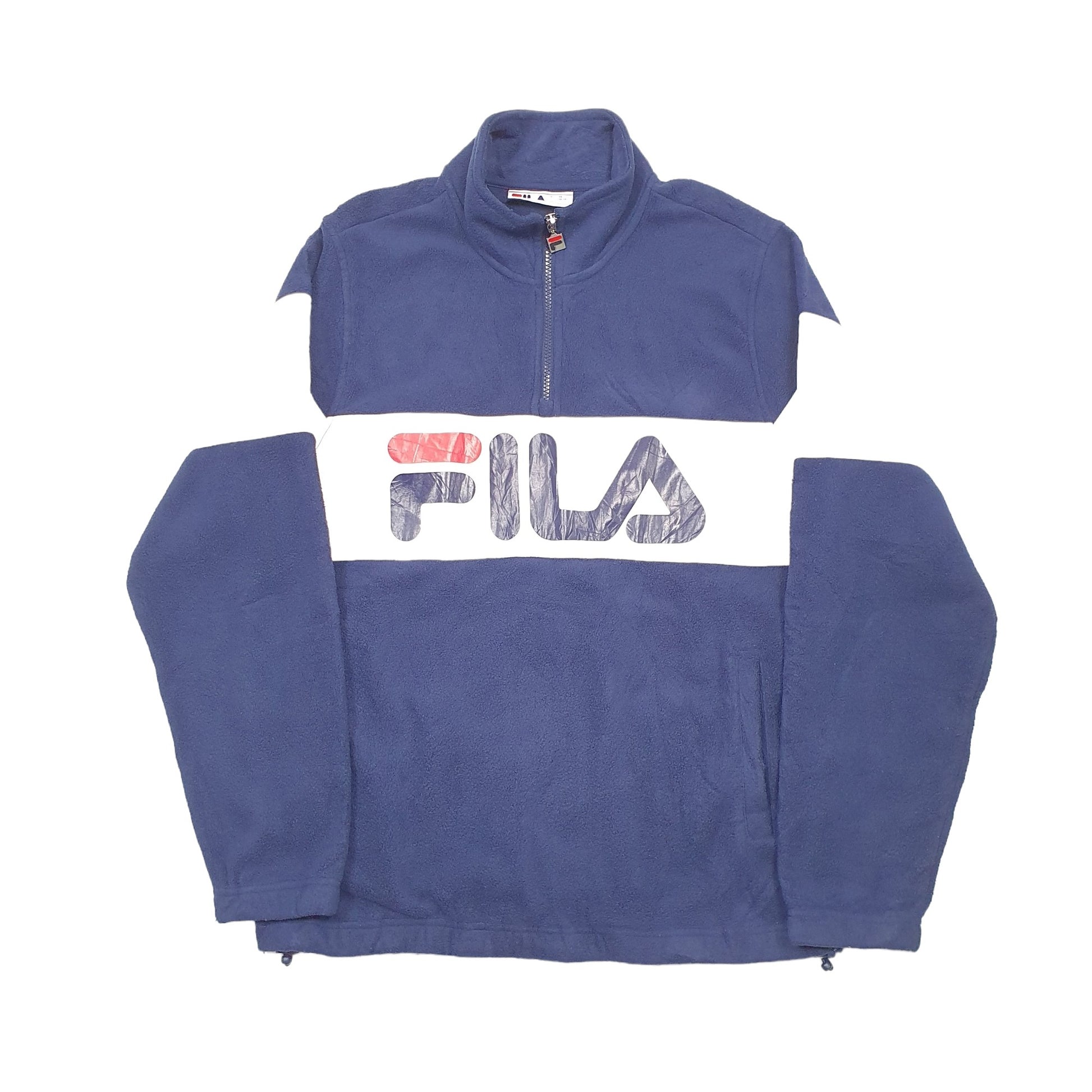 Flia Quarter Zip Fleece S Blue