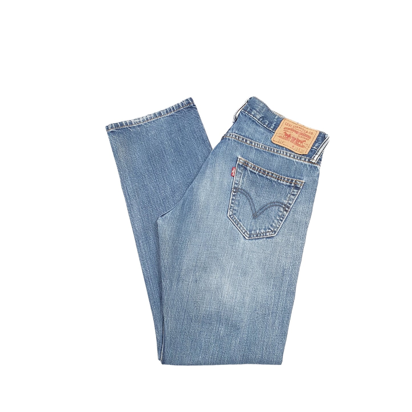Levis 514 Straight Fit Slim Jeans W30 L30 Blue