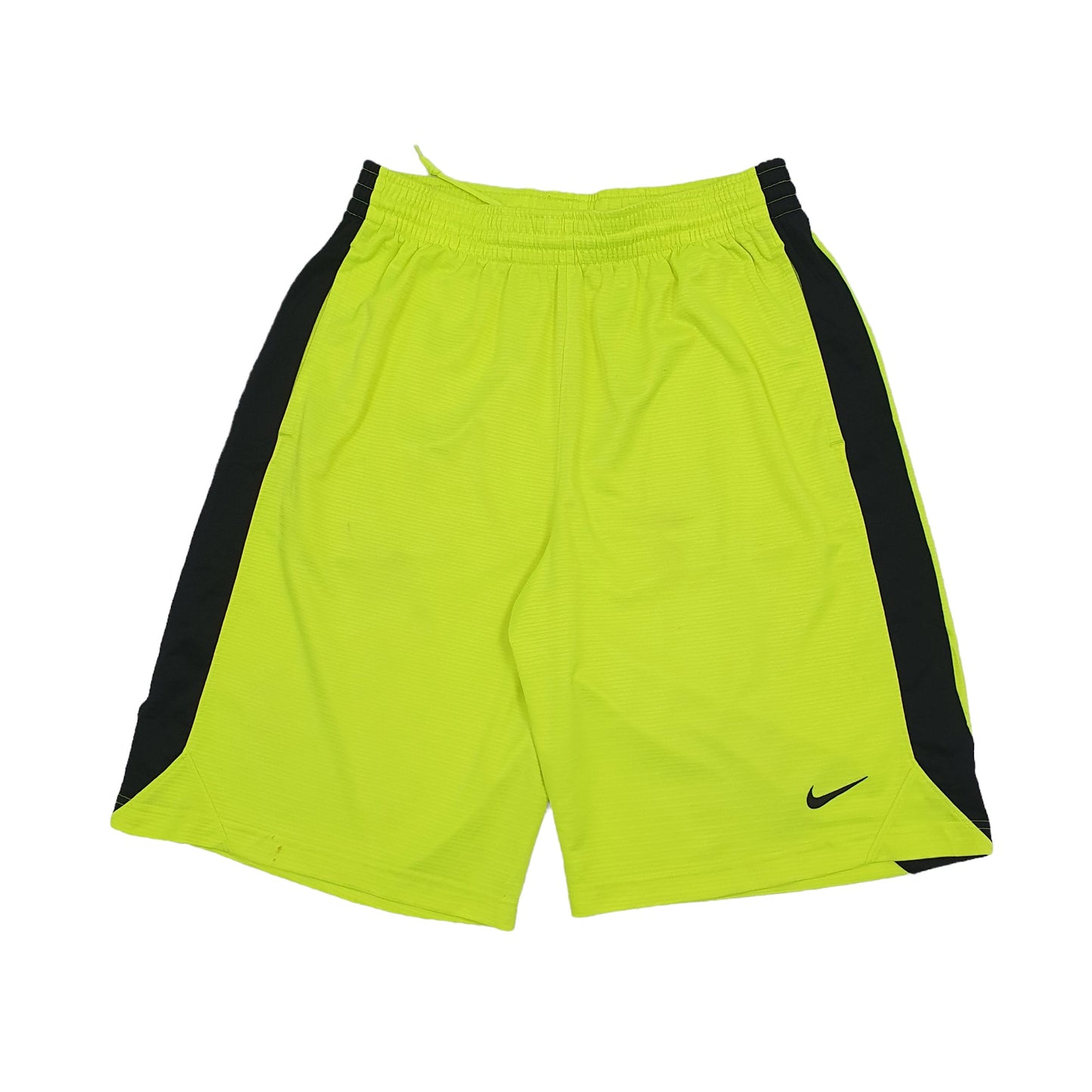 Nike Hi Vis Running Yellow Sport Shorts W32 Yellow