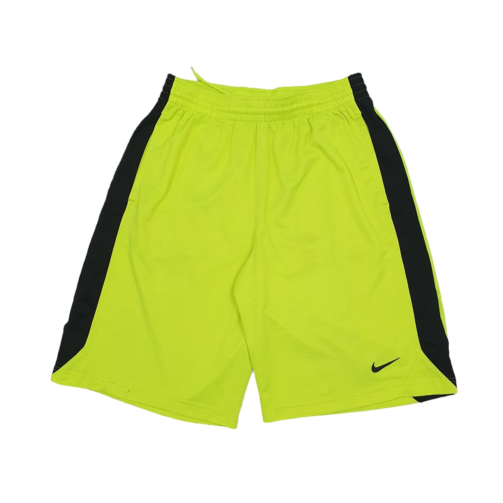 Nike Hi Vis Running Yellow Sport Shorts W32 Yellow