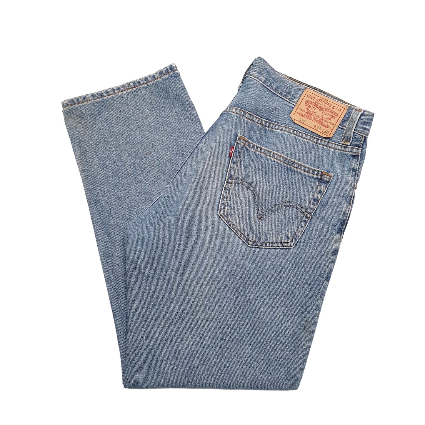 Mens Blue Levis  505 JeansW36 L30