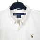 Mens White Ralph Lauren  Long Sleeve Shirt