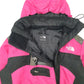 Womens Pink The North Face Steeptech 550 Hooded Vintage Padded Jacket Coat