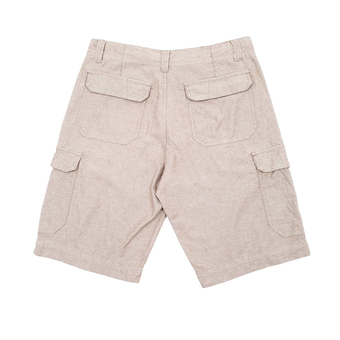 BC Clothing Herringbone Grey Cargo Workwear Shorts W32