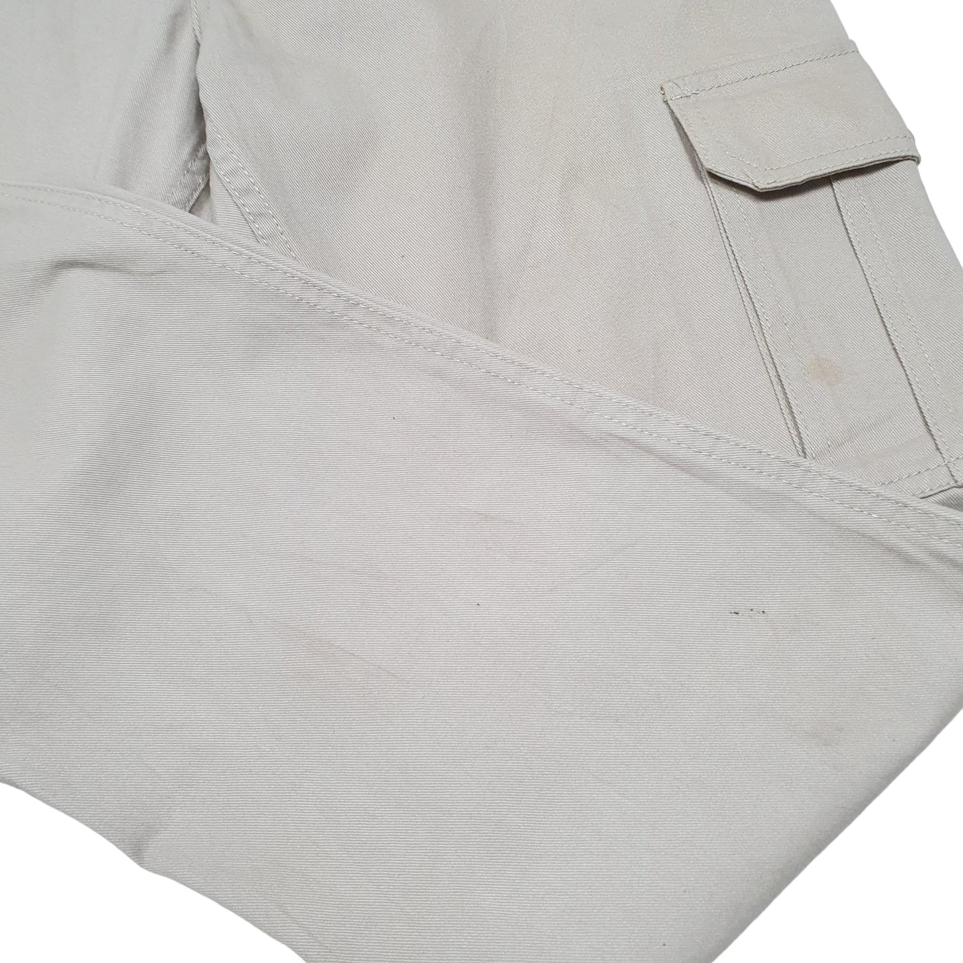 Mens Beige Michael Brandon Combat Pants Cargo Trousers