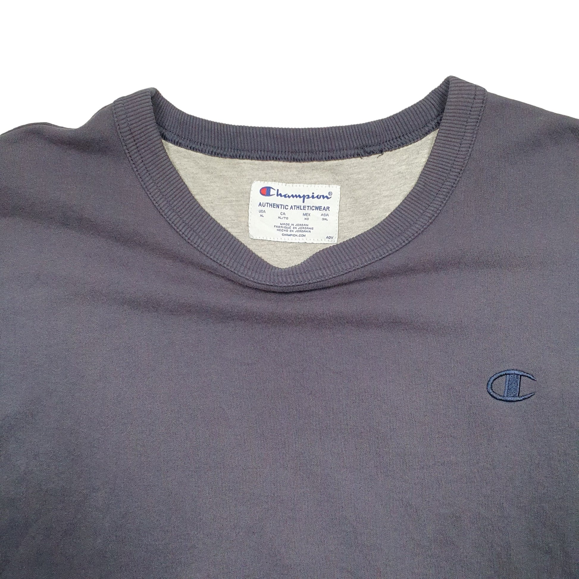 Mens Navy Champion  Crewneck Jumper