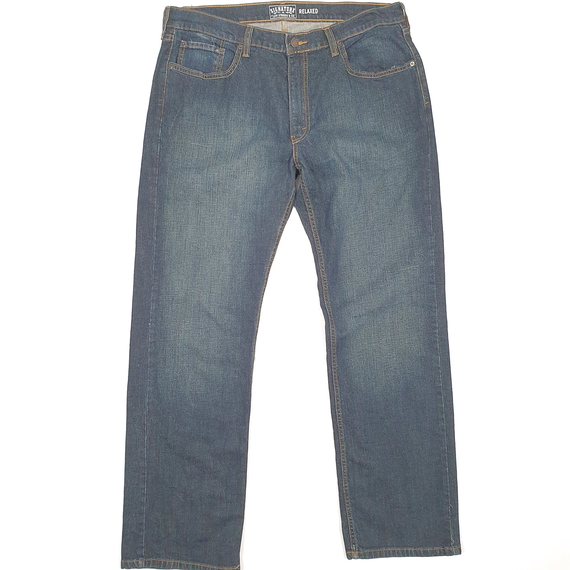 Levis Signature Regular Fit Jeans W36 L31 Blue