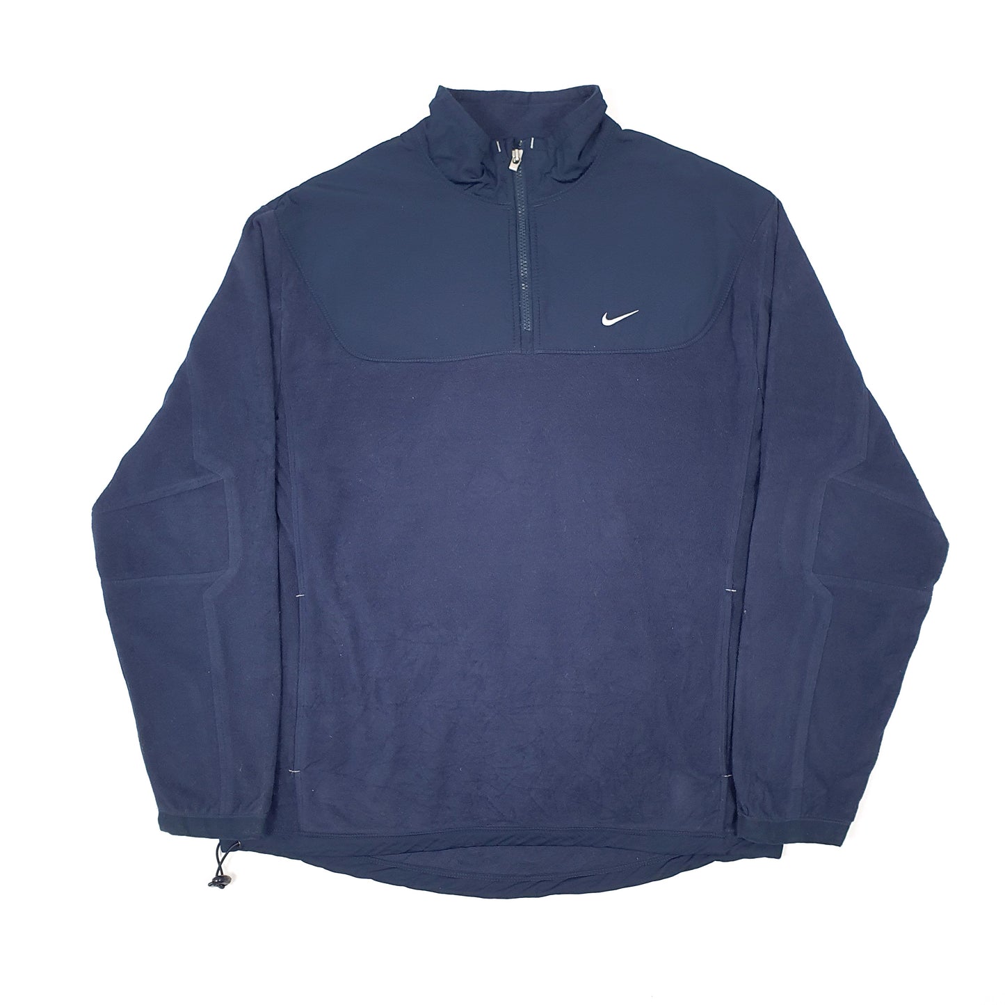 Mens Navy Nike Vintage 2000s Quarter Zip Jumper