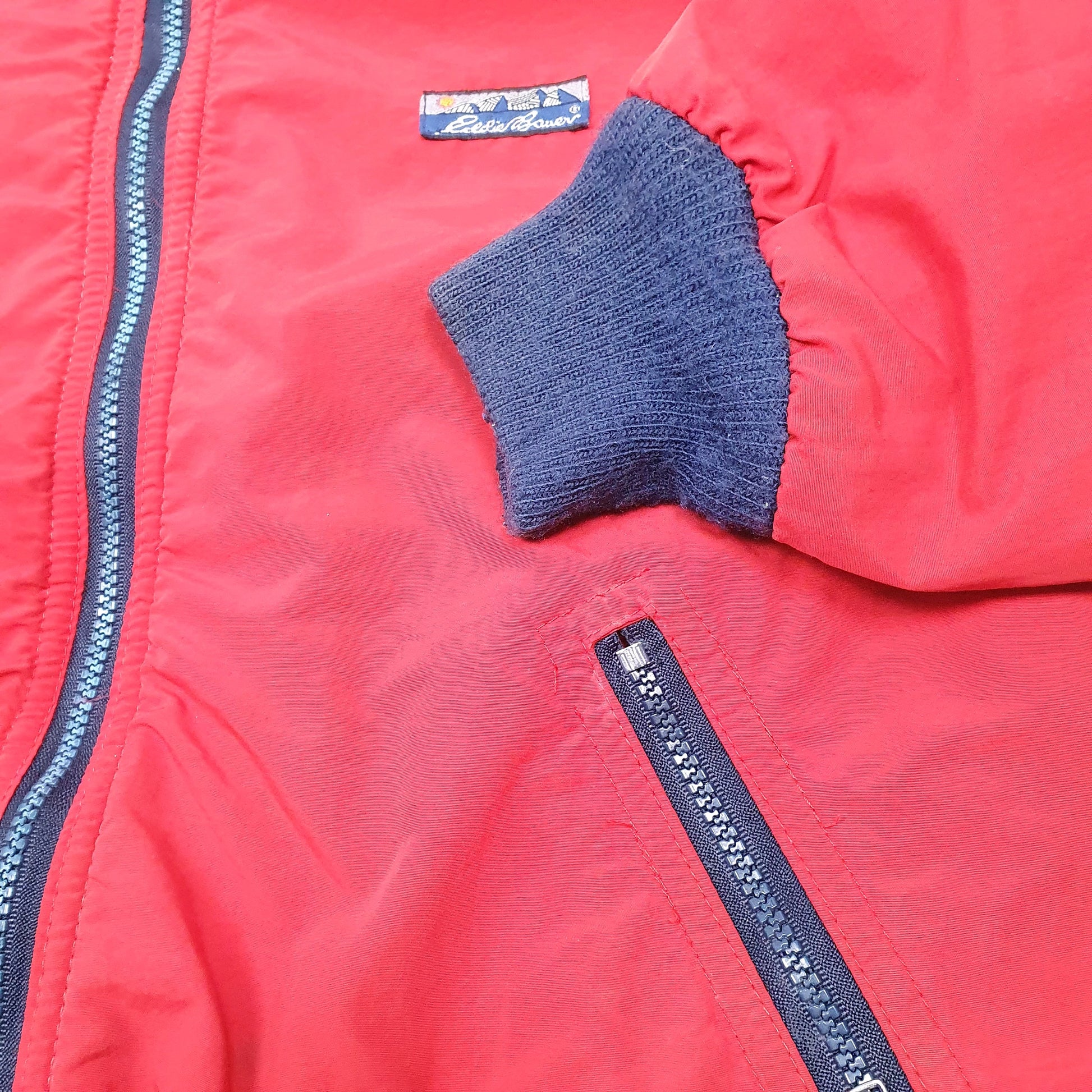 Womens Red Eddie Bauer Made In USA  Coat