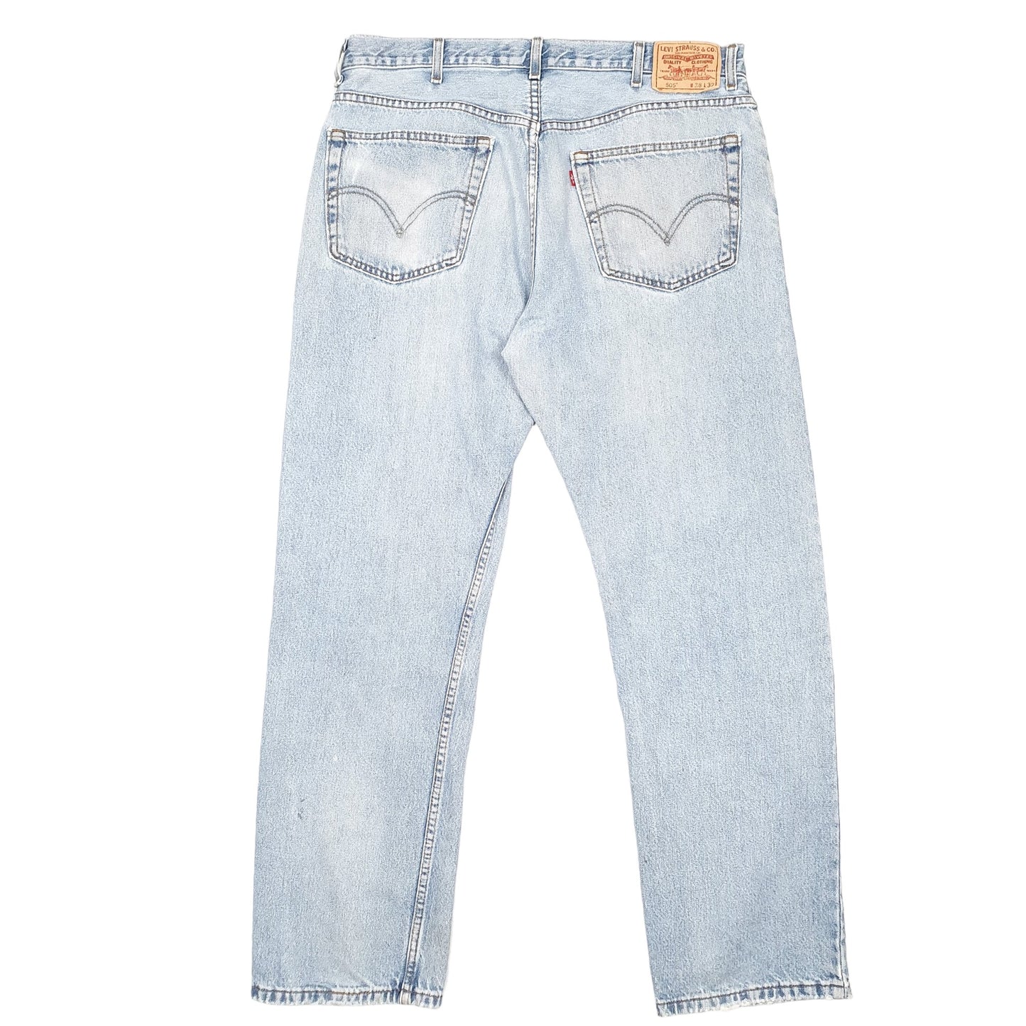 Mens Blue Levis  505 JeansW38 L32