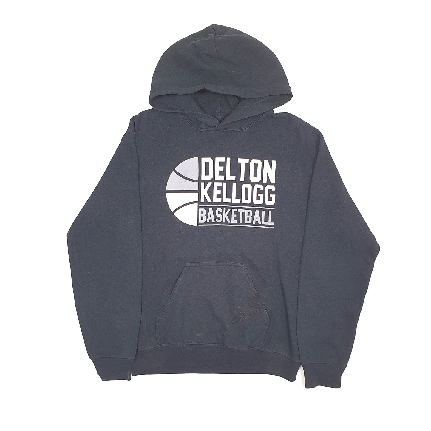 Mens Black Gildan USA College Basketball Hoodie Jumper