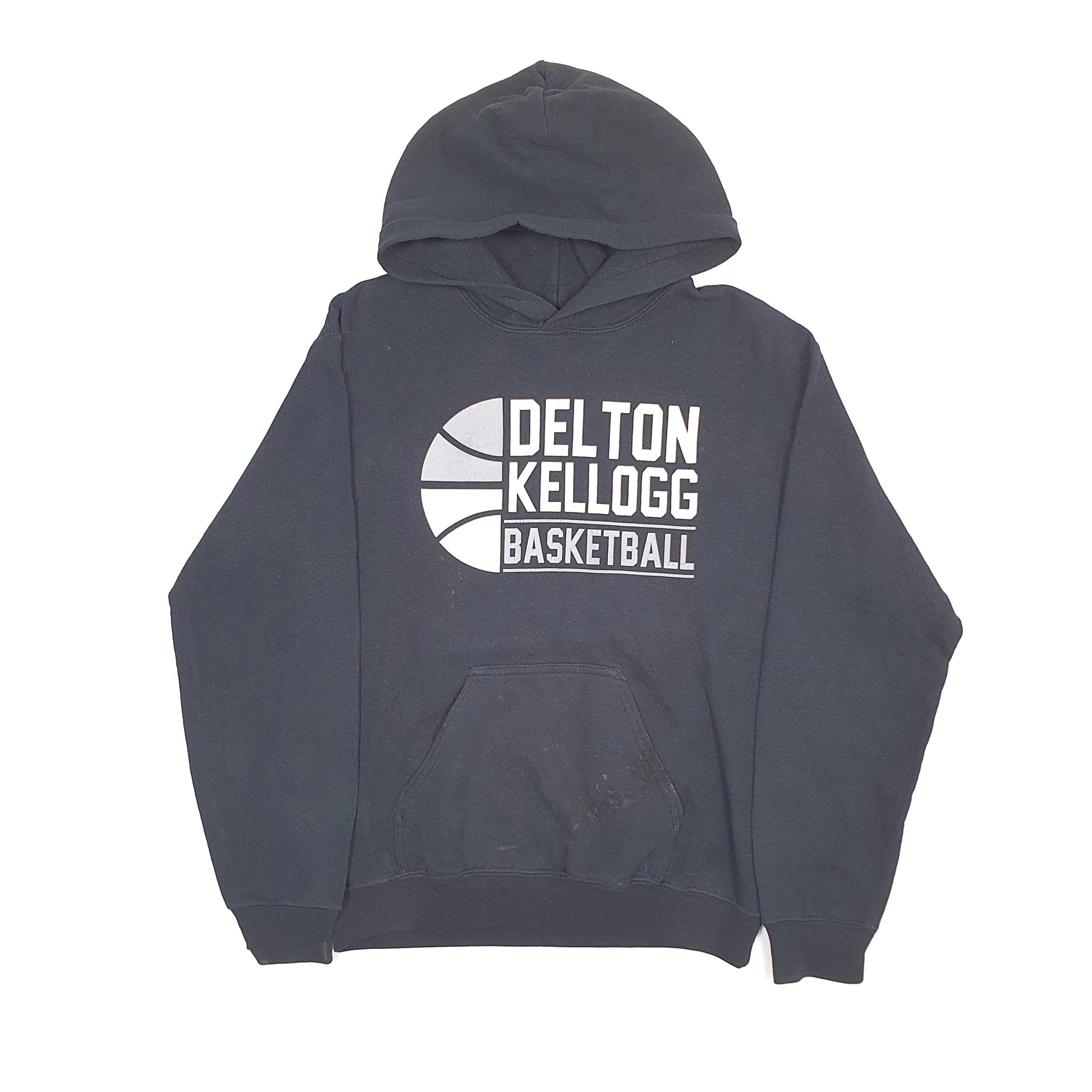 Mens Black Gildan USA College Basketball Hoodie Jumper