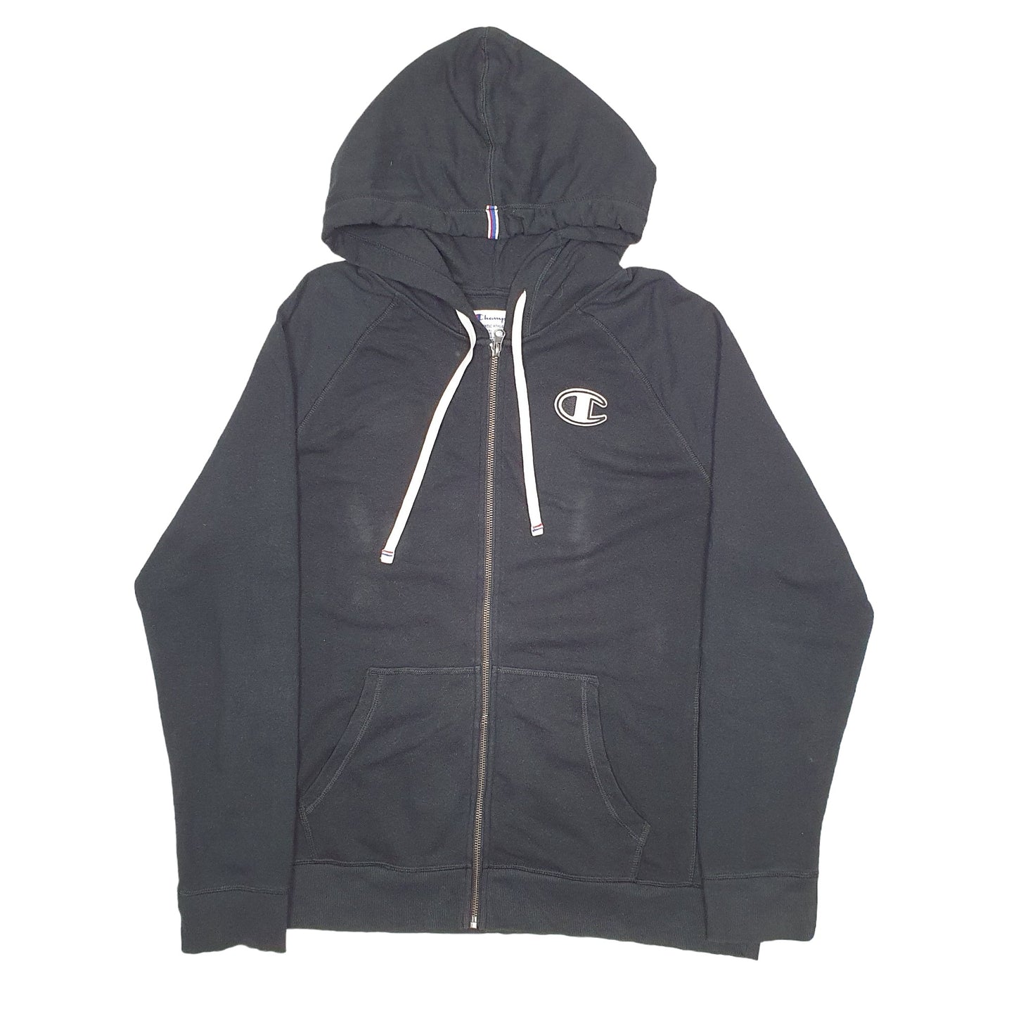 Mens Black Champion  Full Zip Jumper