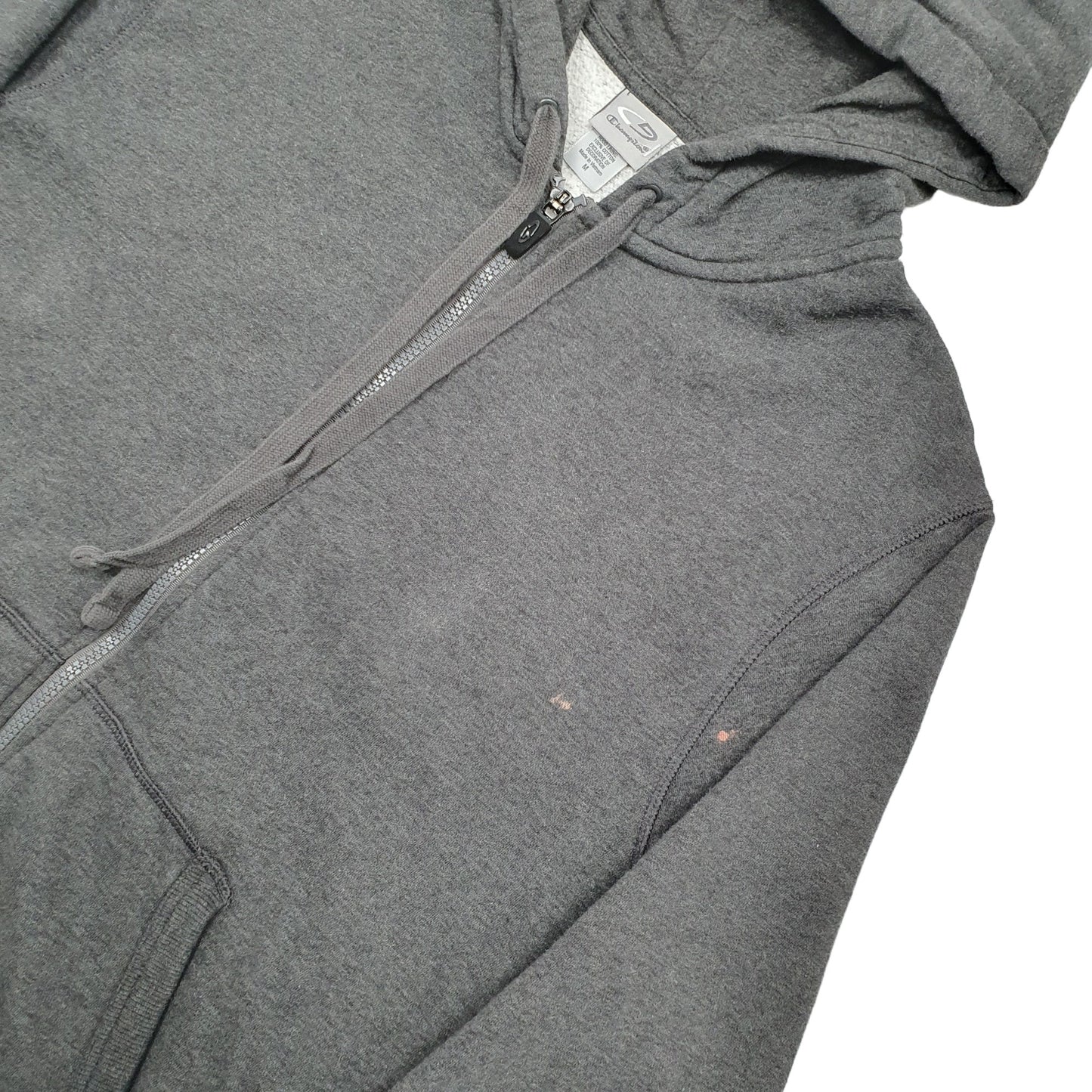 Mens Grey Champion  Full Zip Jumper